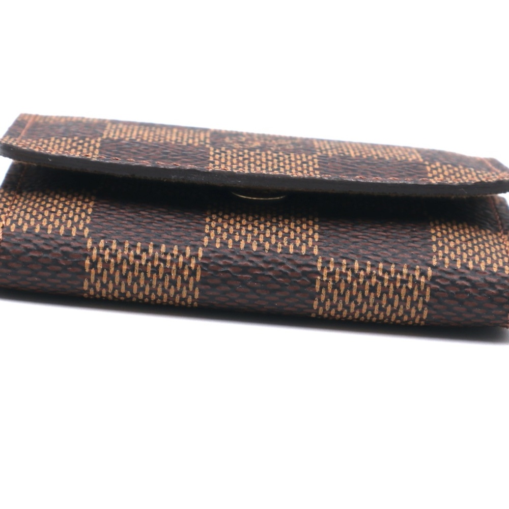 Damier Ebene Rare Trifold Cuff Link Holder Wallet - Picture 4 of 10